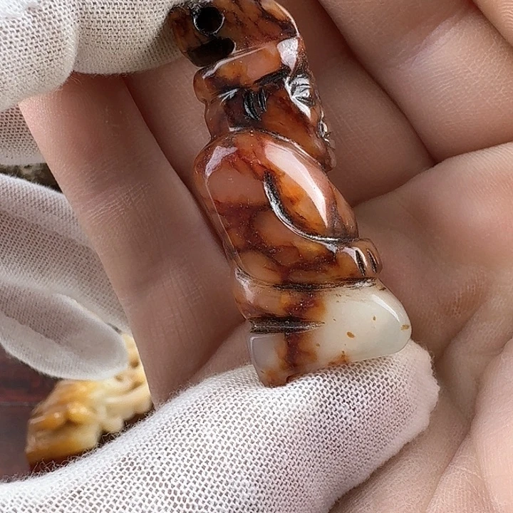 和田玉挂件未镶嵌姜****馆