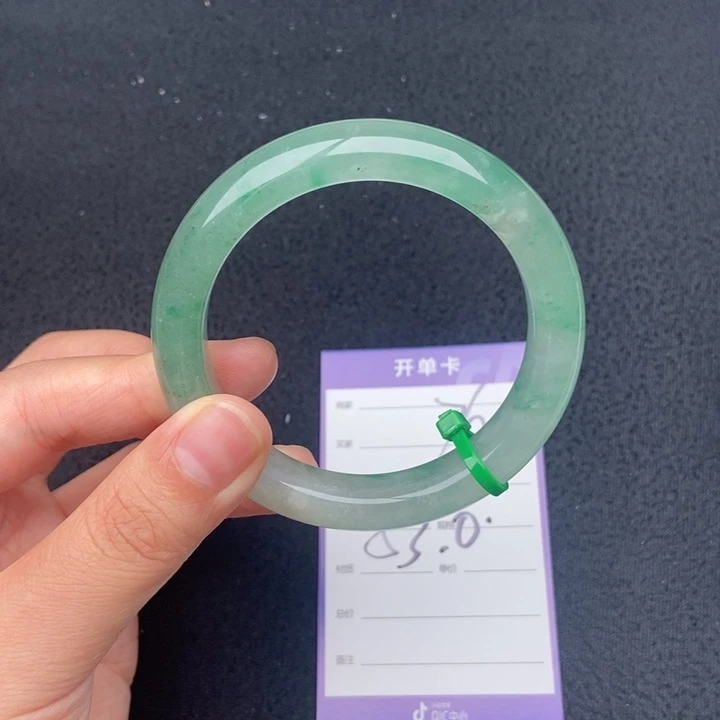 竹牌天然A货非洲翠手镯76