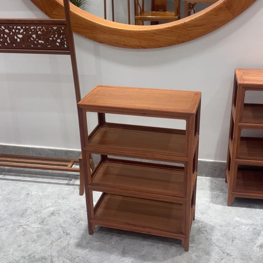 【闪购商品】花梨木类成套家具大果紫檀层架精磨烫蜡