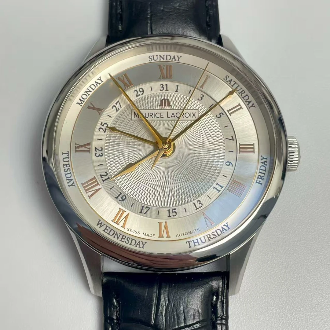 99新 MAURICE LACROIX/艾美表 匠心/男士/自动机芯/40mm/单表