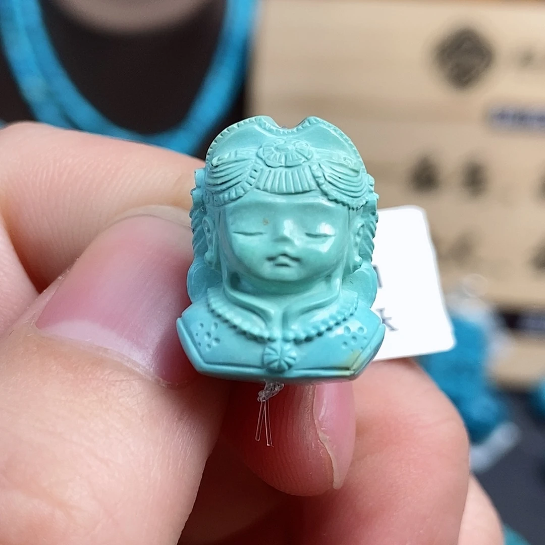 绿松石雕刻未镶嵌