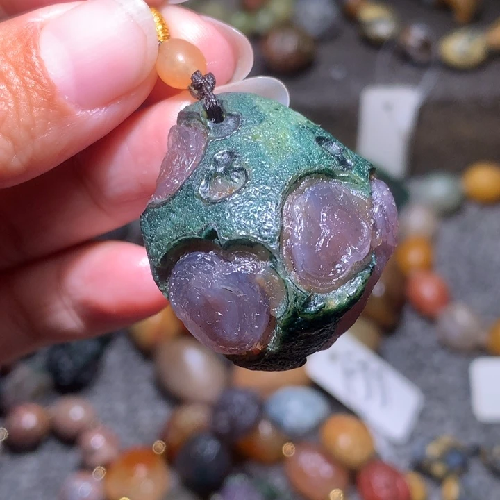 未镶嵌玛瑙/玉髓珠宝半成品