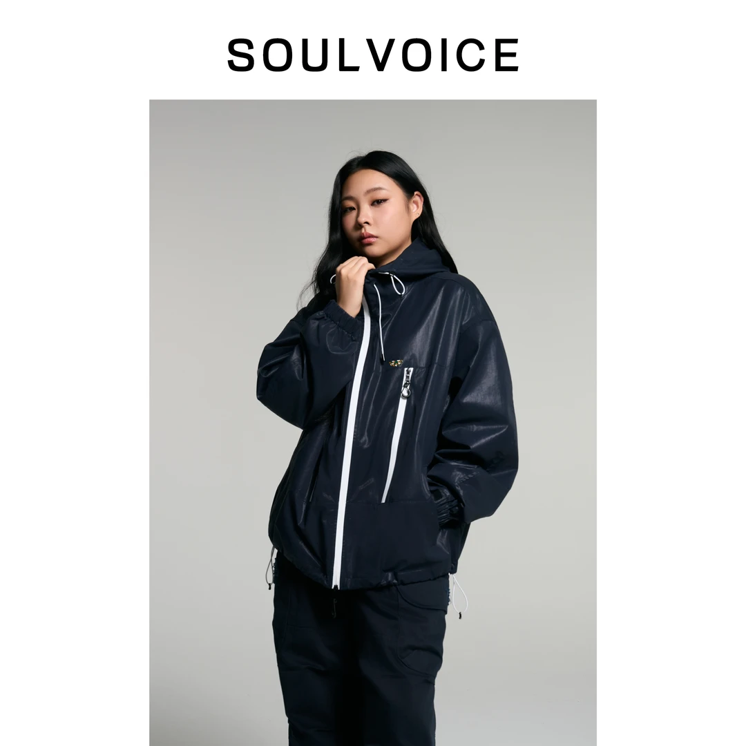 SOUL VOICE复古美式休闲连帽夹克外套防风工装皮衣秋装上衣FFC009