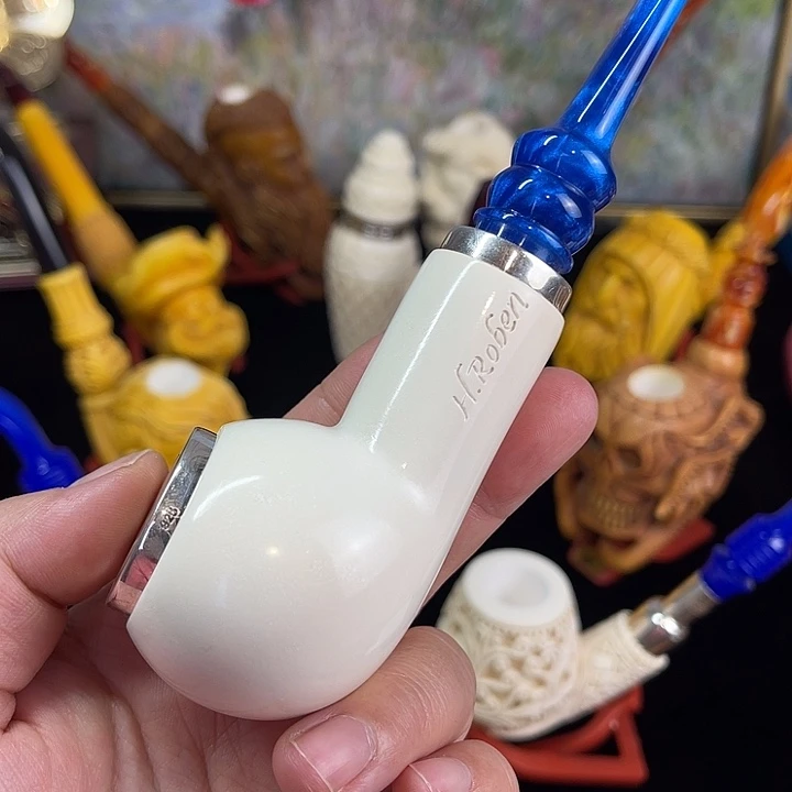 海泡石烟斗大号空腔苹果06