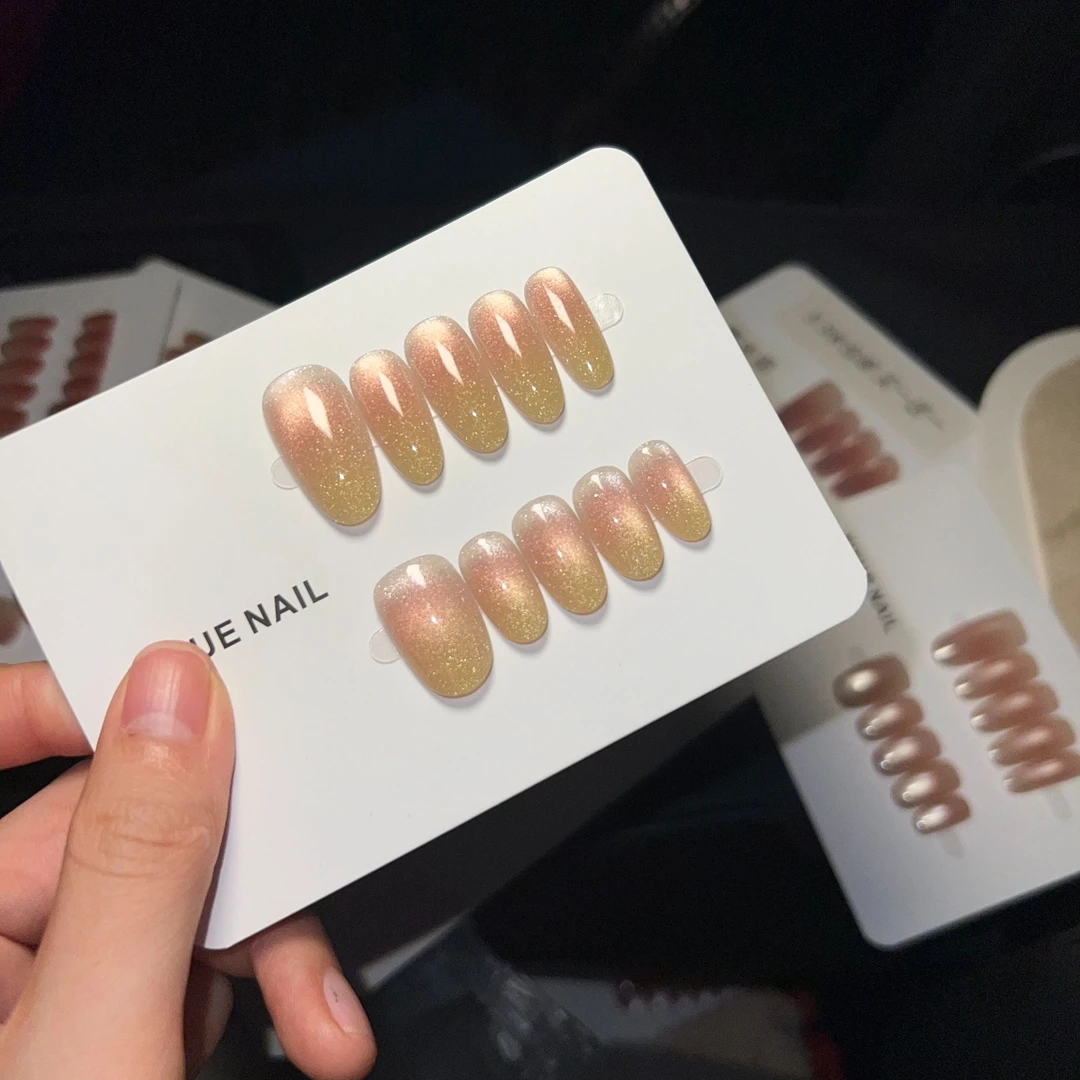 【拍一发二】穿戴甲10颗气质夏季 手工打磨 春夏爆款可重复穿戴甲