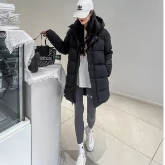 厚款保暖中长款短款潮流直筒型女款天使之翼