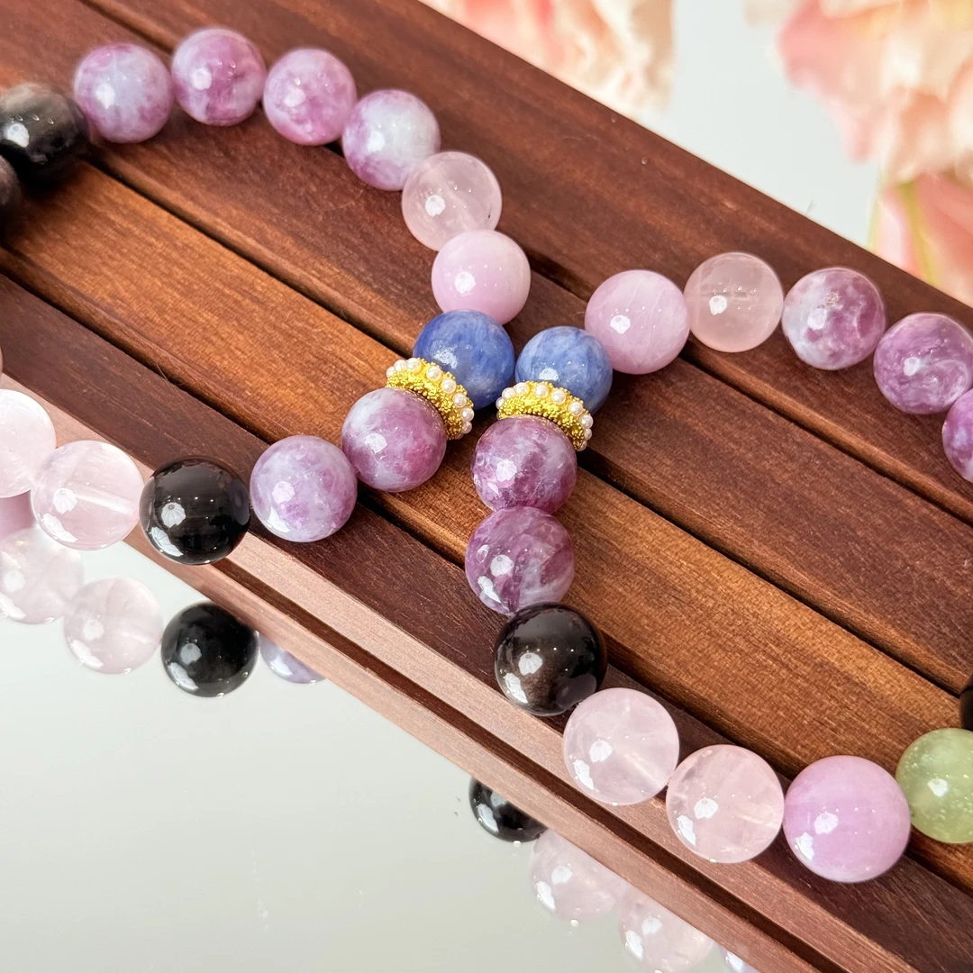 【天花板】紫水晶紫祖母晶11-12mm多宝手串面小仙多样性发其一Z