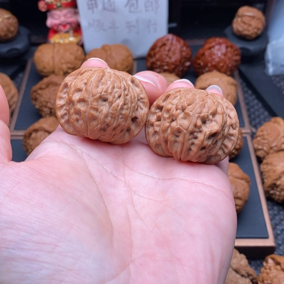 手串文玩核桃边肚40尺全品磨盘