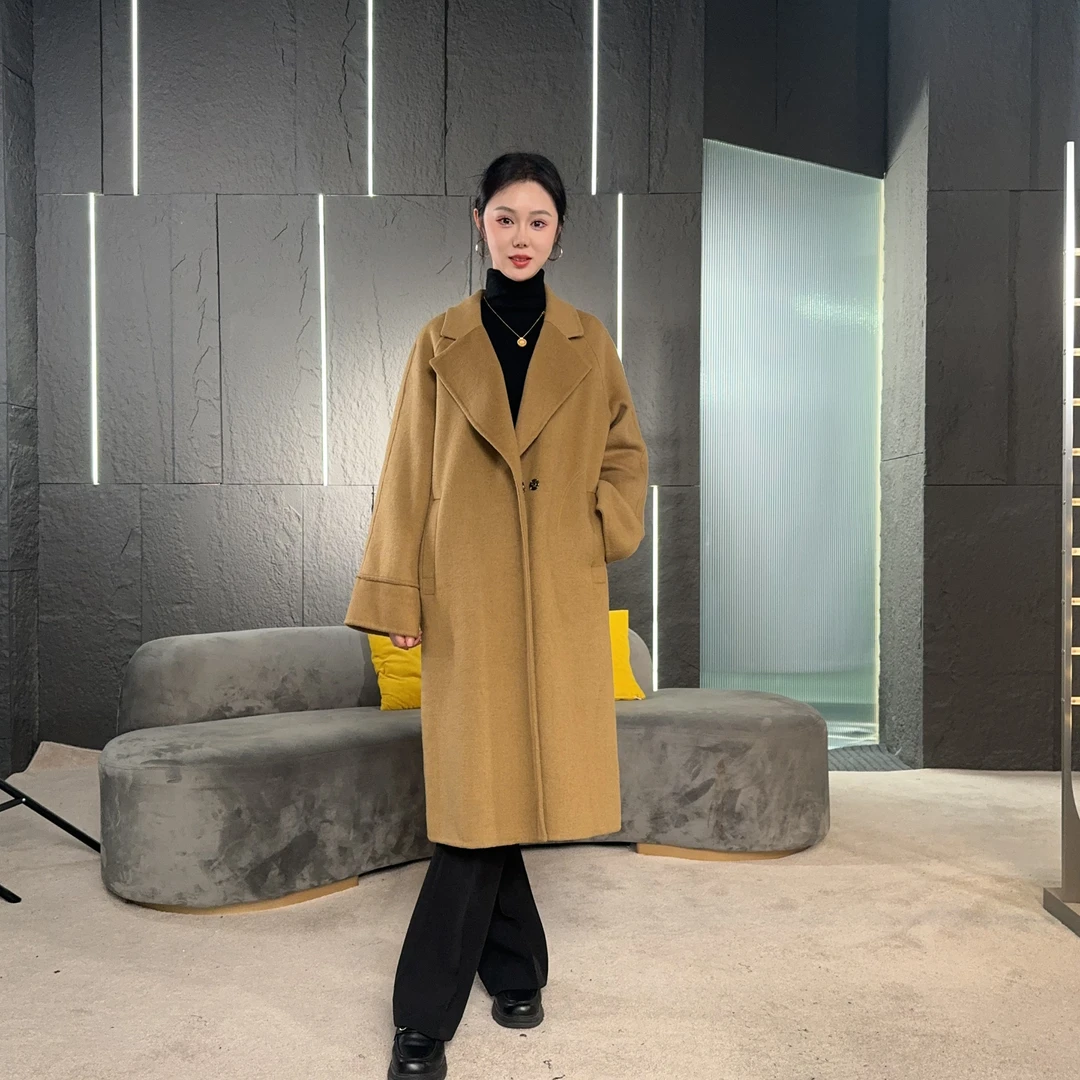 Falaibang/法莱邦9031驼色羊毛大衣