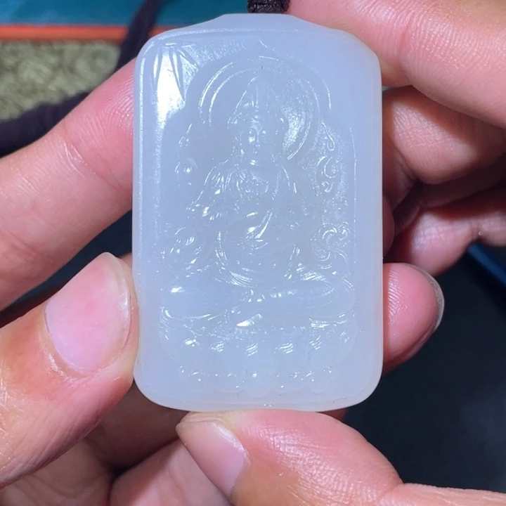 和田玉未镶嵌颈饰J