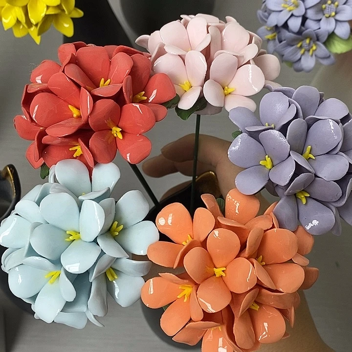 陶瓷陶瓷材料加工4朵