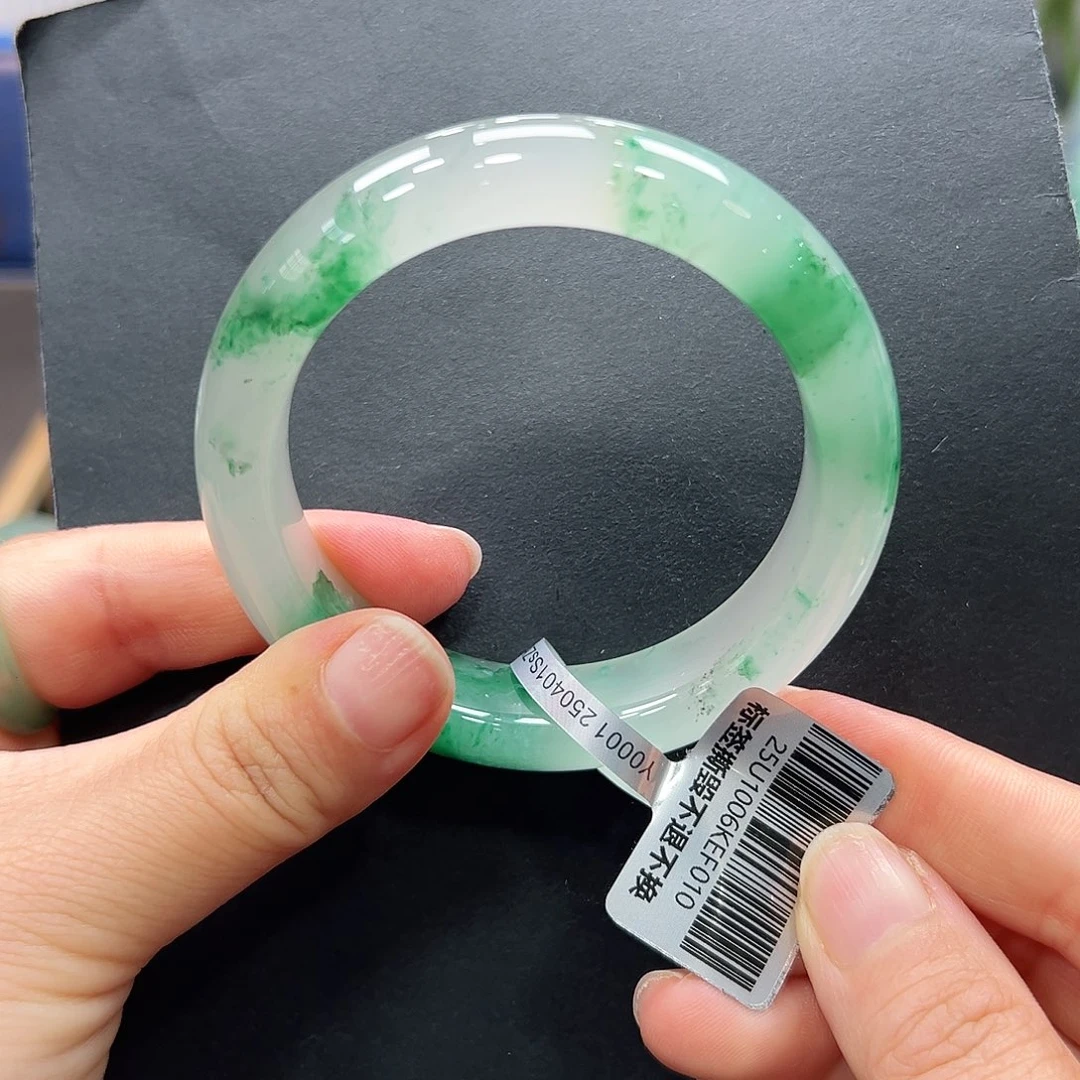 石英质玉未镶嵌手镯唐唐55.5