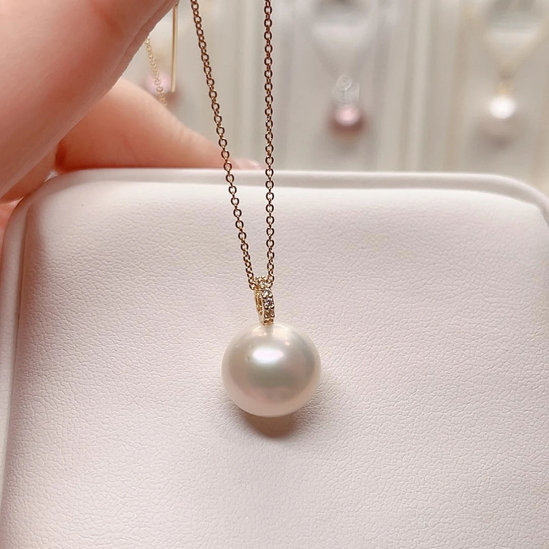 合金淡水珍珠吊坠(赠链)