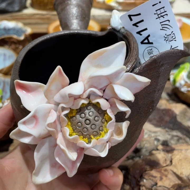 狐***卿新品来战捡漏手工柴烧茶具