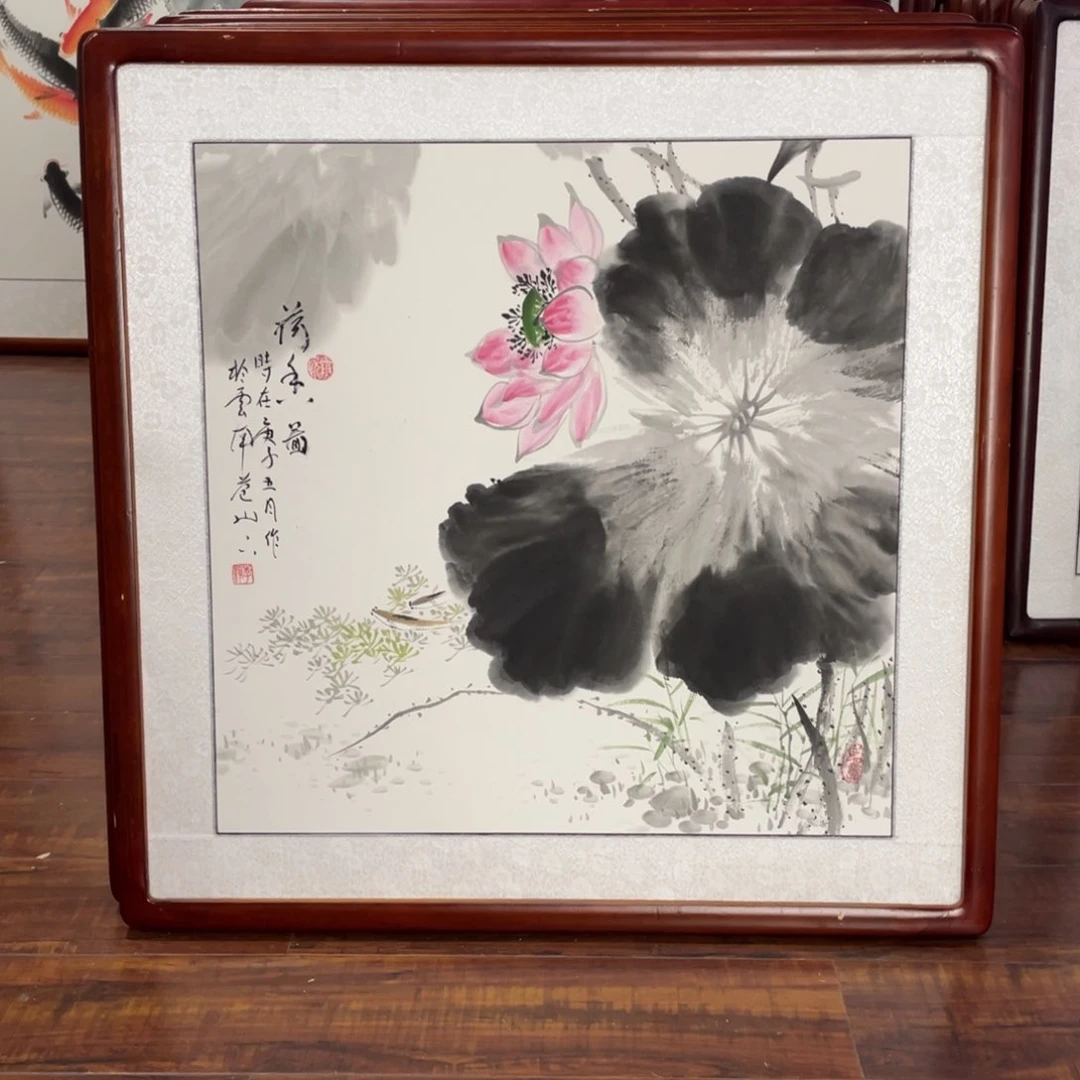 国画带框尺寸63*63厘米