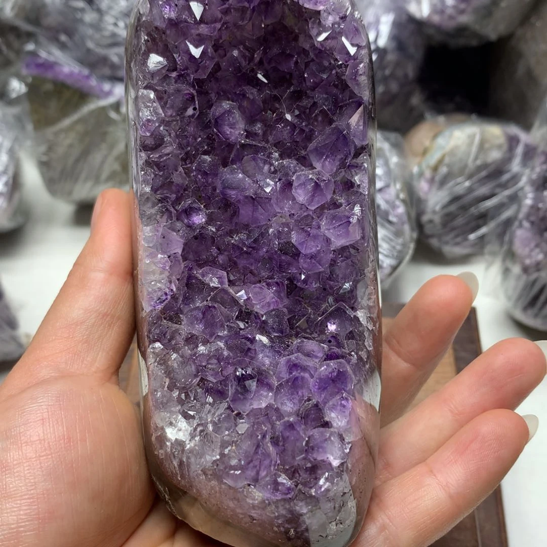 紫晶摆件未镶嵌水晶