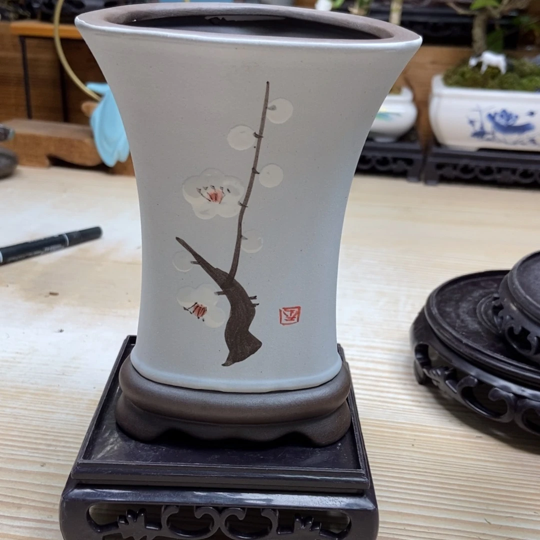 瓷片陶瓷花盆陶瓷艺术