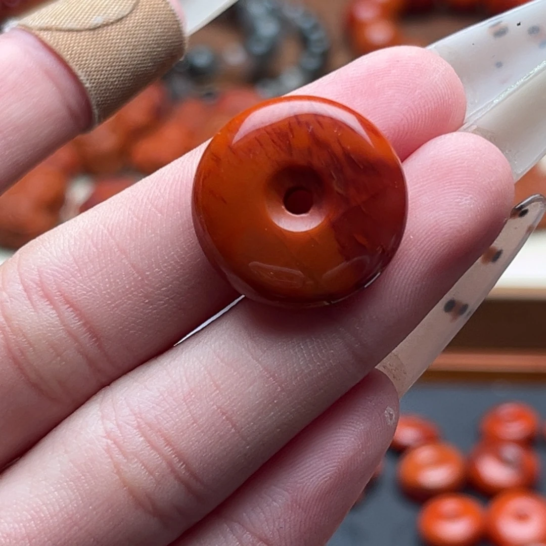 南红玛瑙未镶嵌南红1平安扣