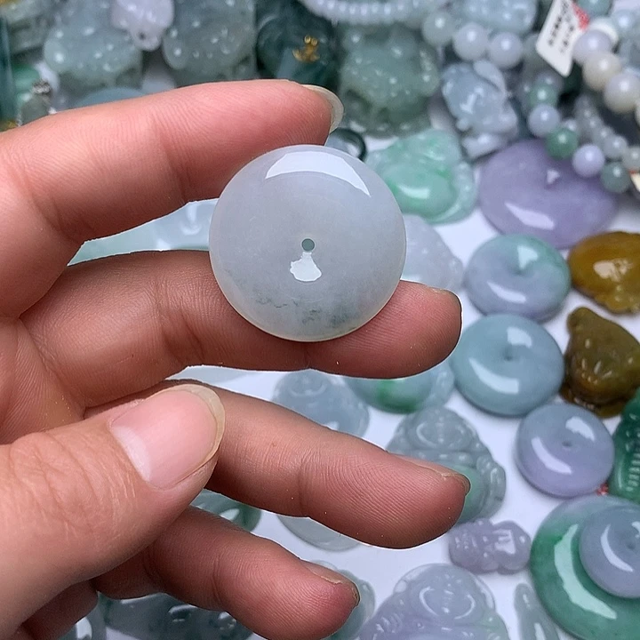 翡翠未镶嵌颈饰天然翡翠