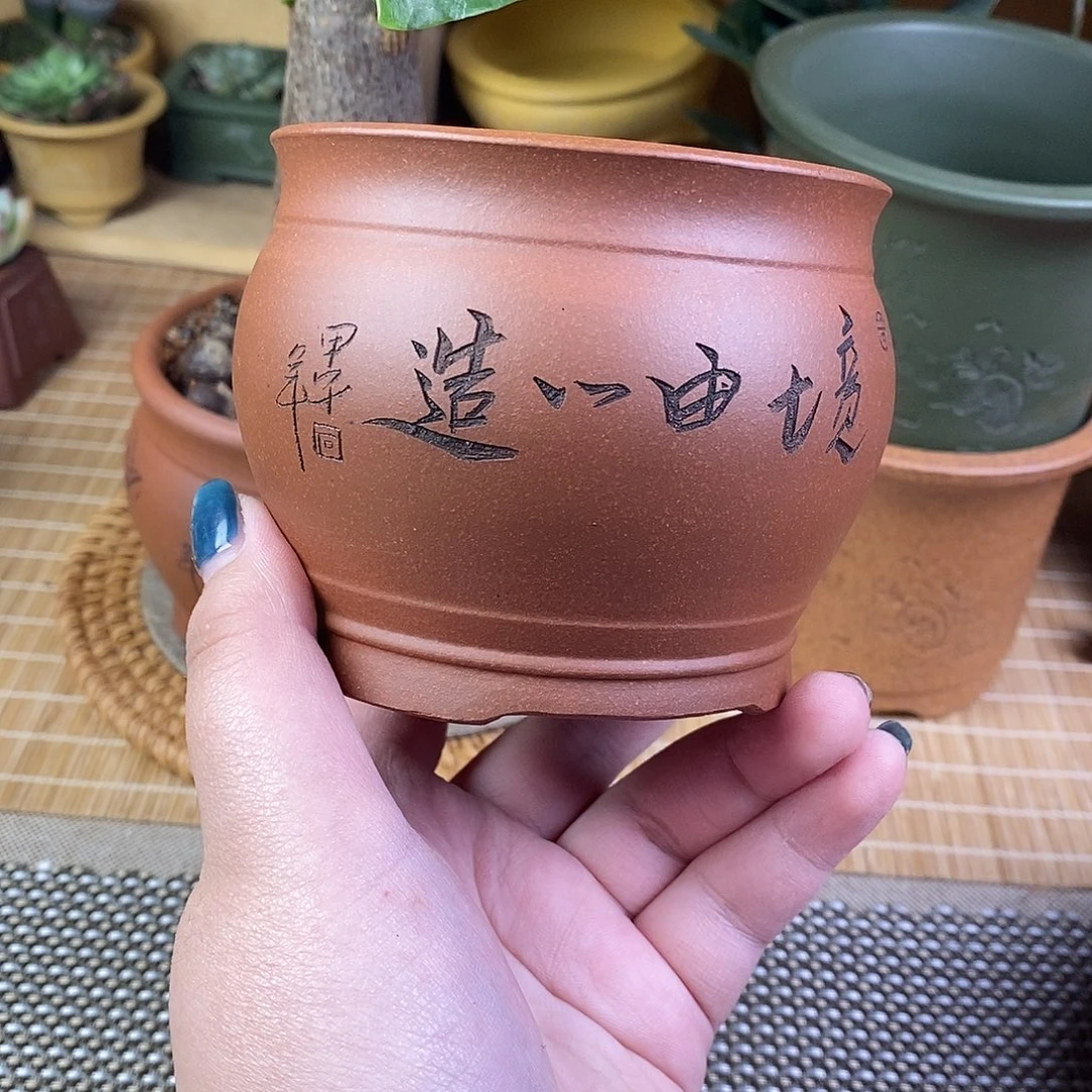宜兴紫砂精品花盆