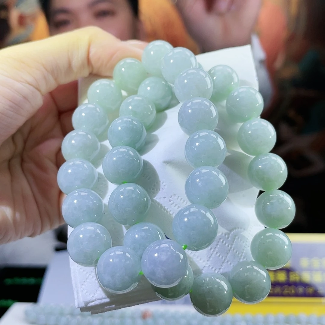 翡翠未镶嵌颈饰随机发其一