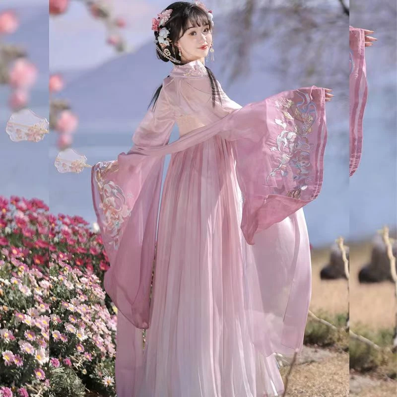 汉服汉元素齐胸古风仙气日常中国风个别瑕疵No退介意勿拍直播链接