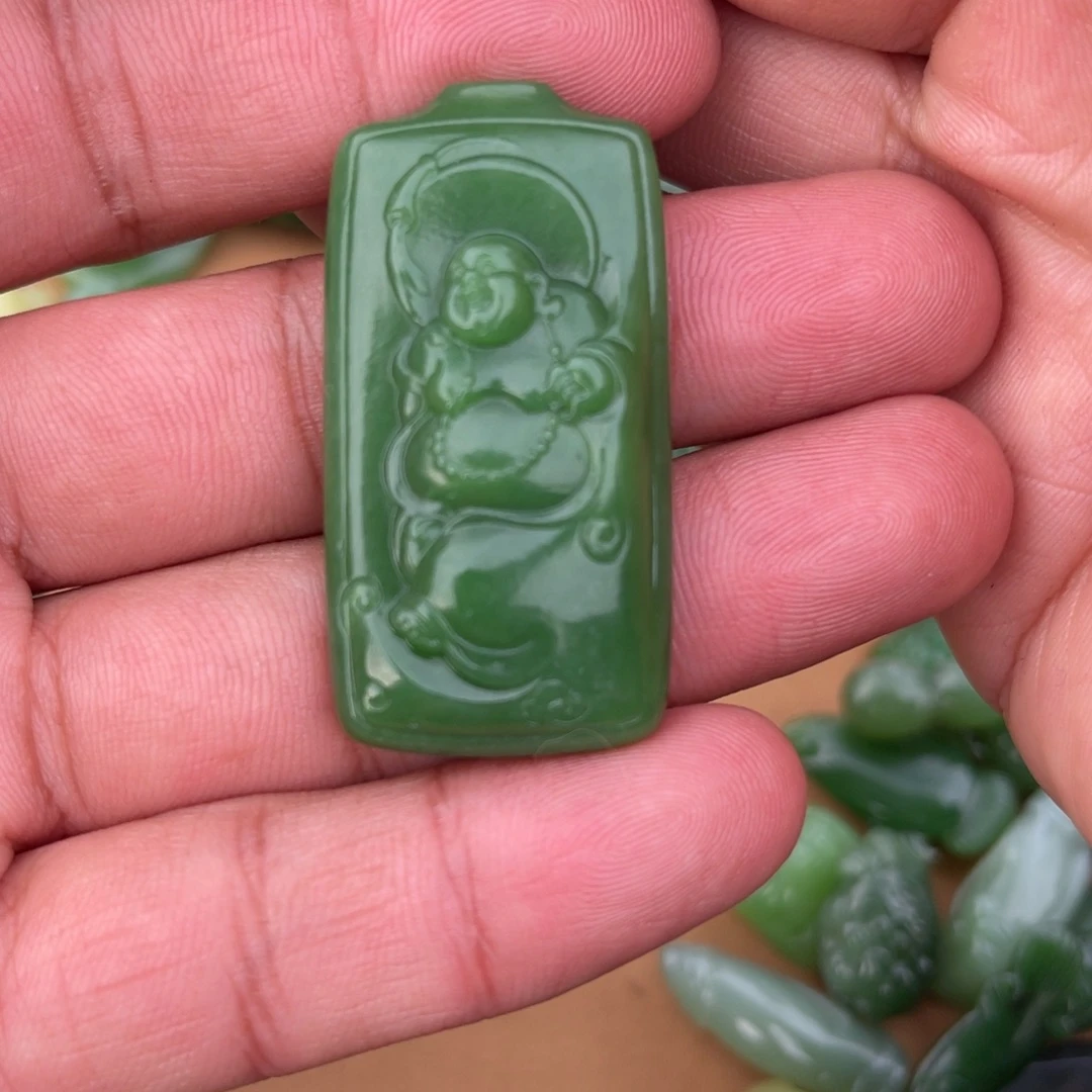 和田玉（碧玉）未镶嵌颈饰