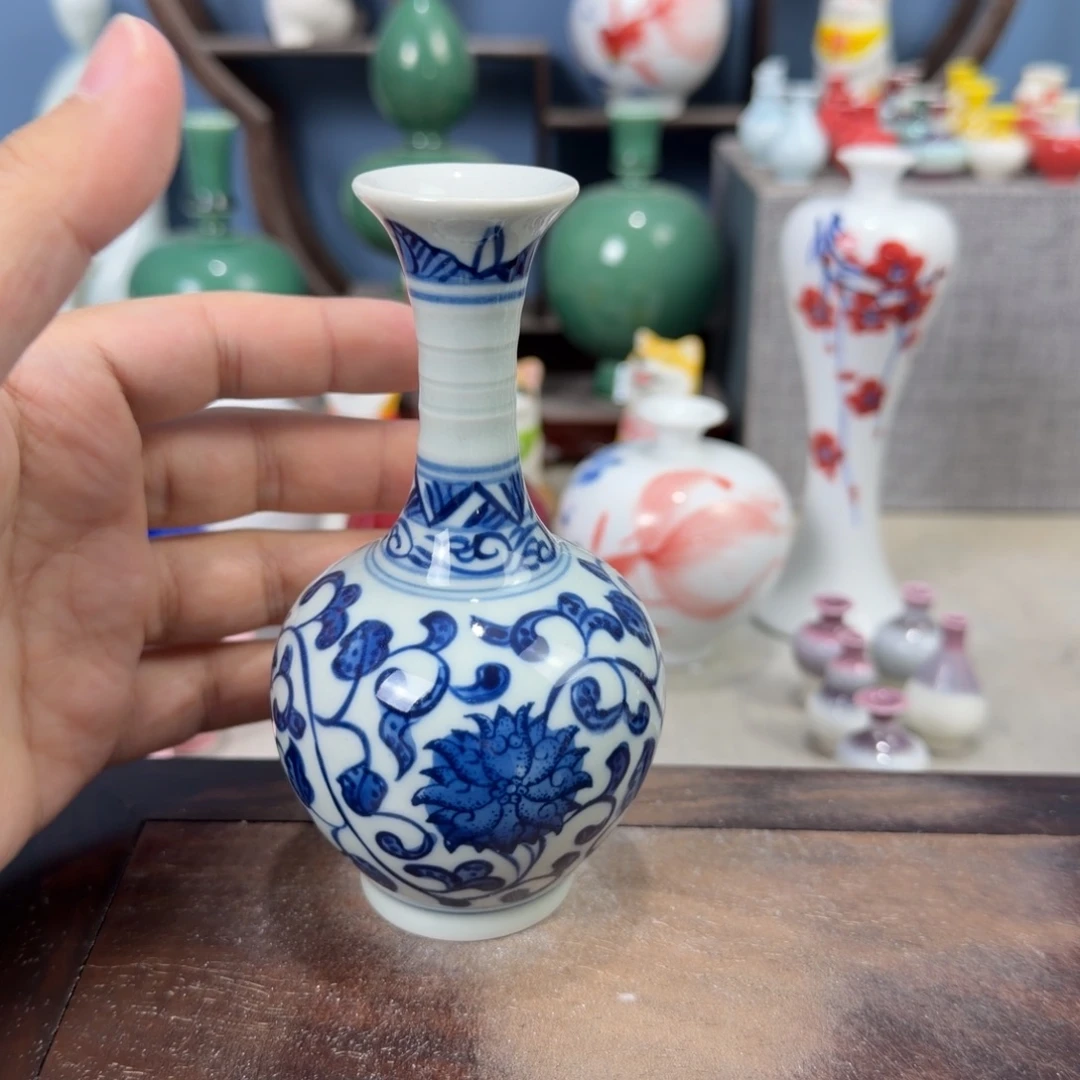 陶瓷手工小花器摆件
