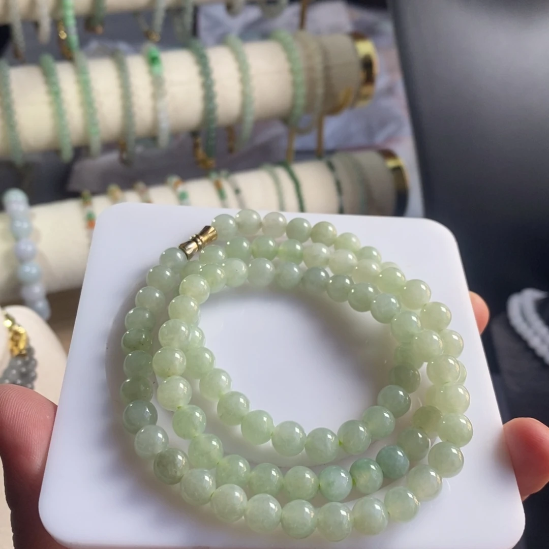 定制翡翠未镶嵌51 缅甸翡翠A货卡7.5