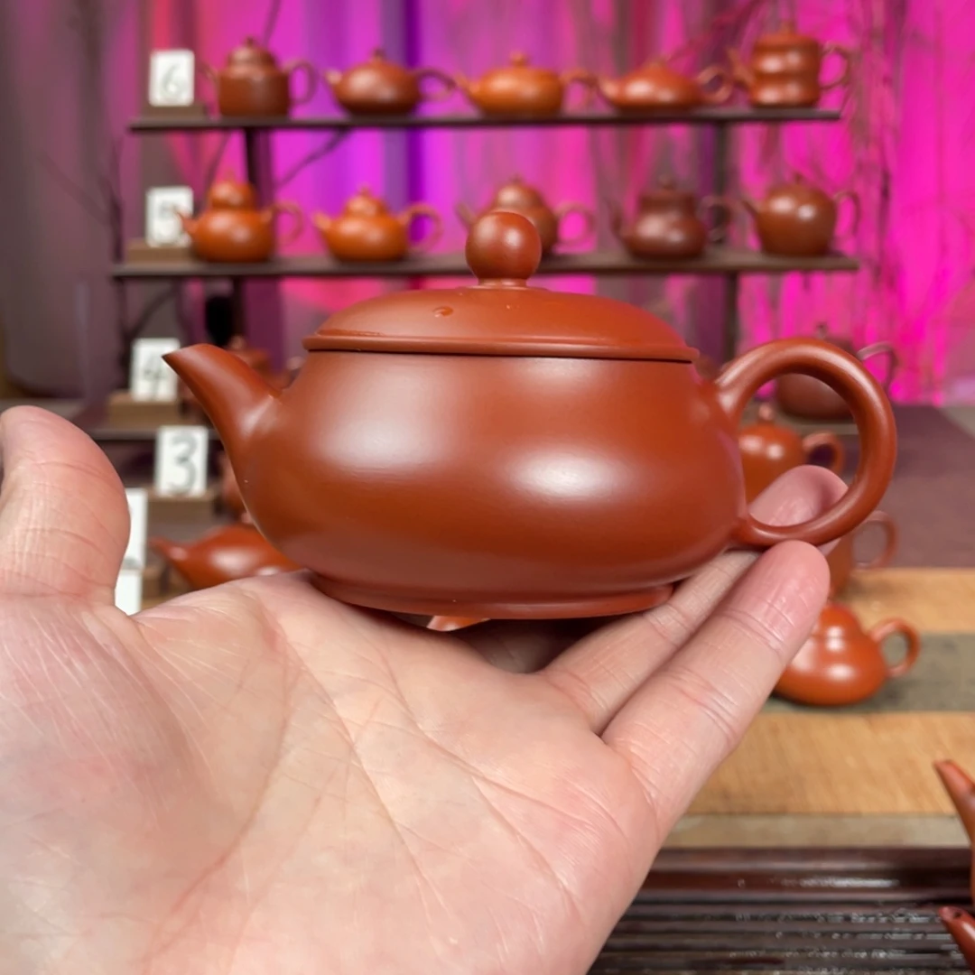 紫砂茶壶超薄明炉130cc
