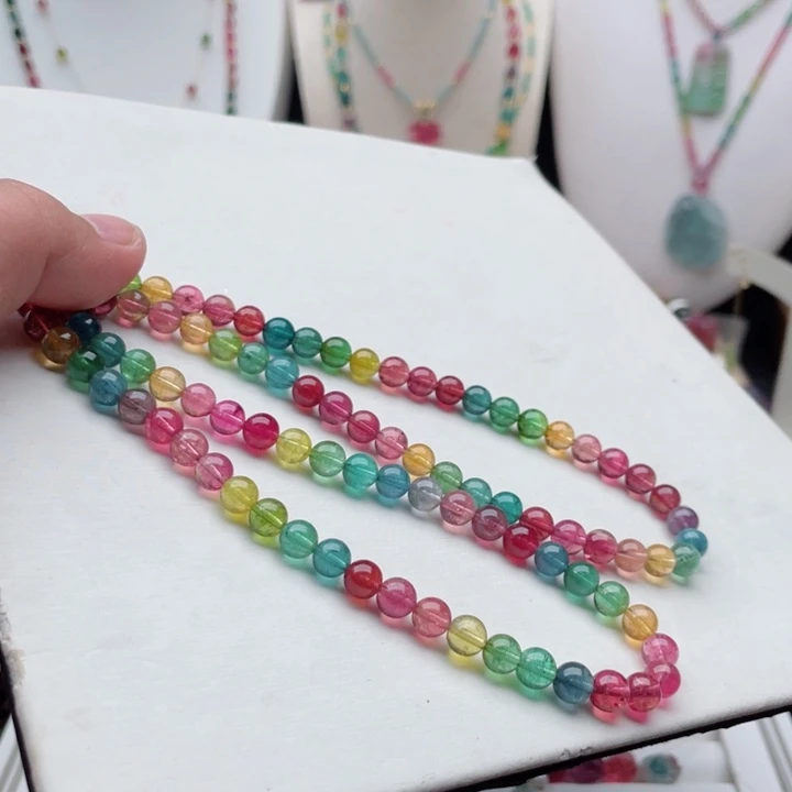 未镶嵌手链碧玺碧玺手链