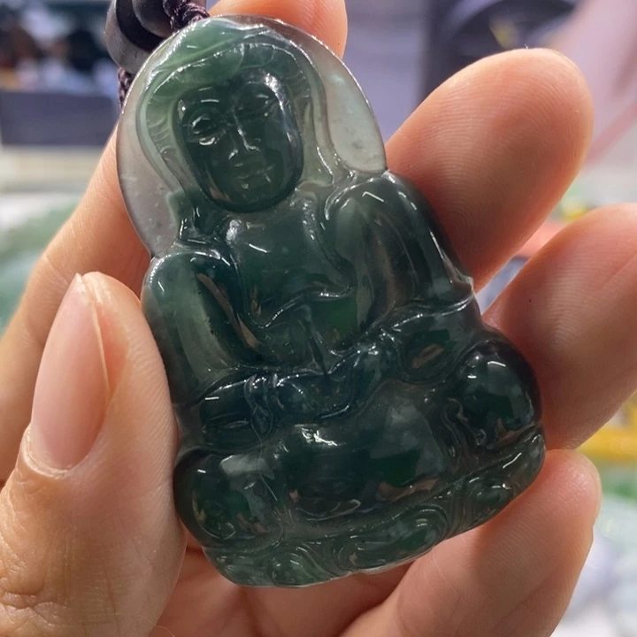 魏***子翡翠未镶嵌吊坠(不含链)2845