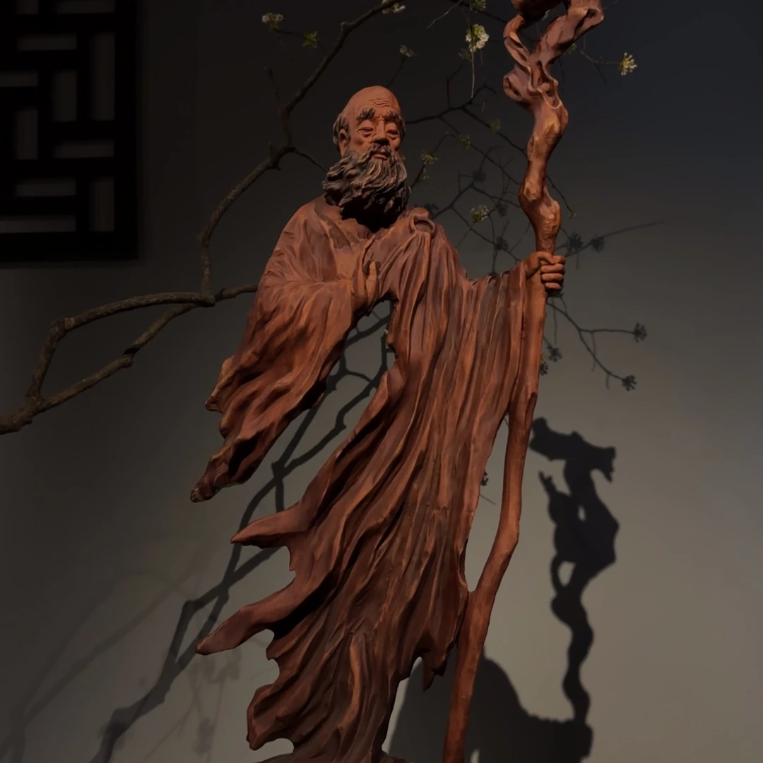 发***花梨木类达摩行亦禅