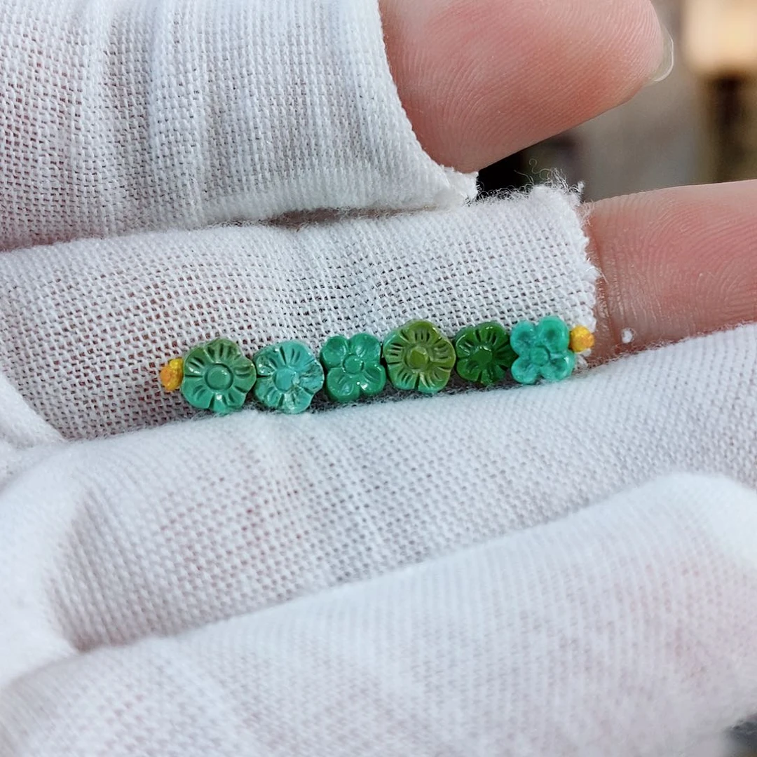 未镶嵌绿松石珠宝奇石