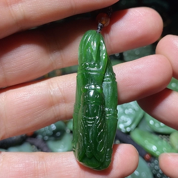 和田玉未镶嵌吊坠(不含链)