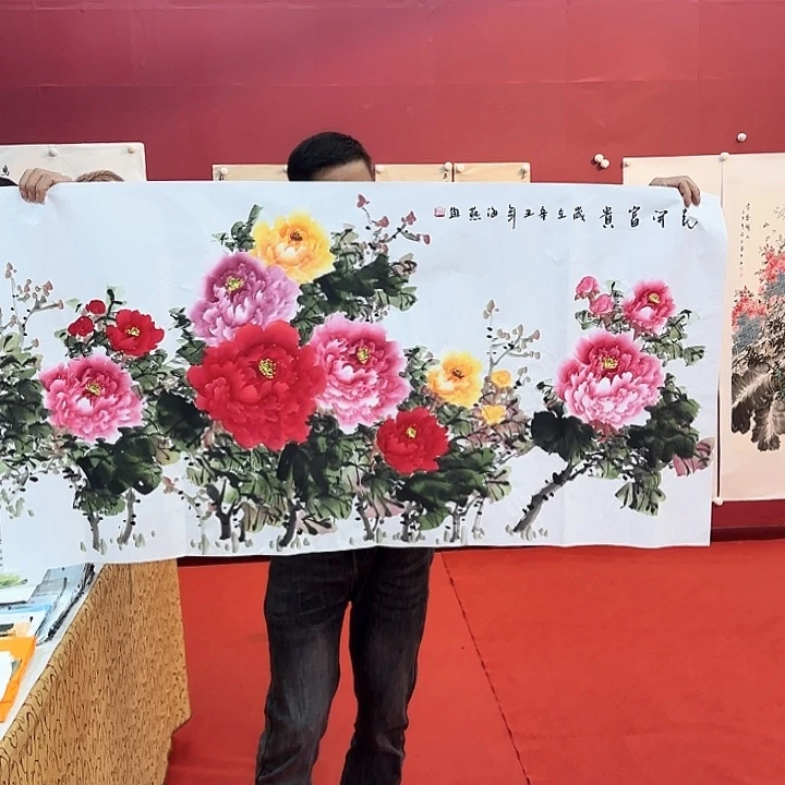 横款国画作品展览等活动