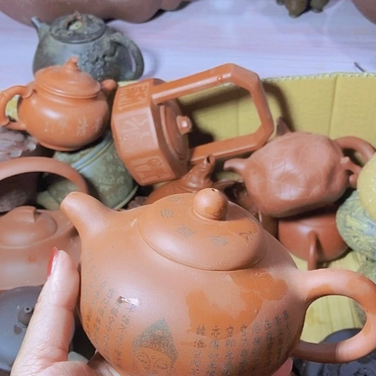 全手工半手工制作宜兴紫砂壶