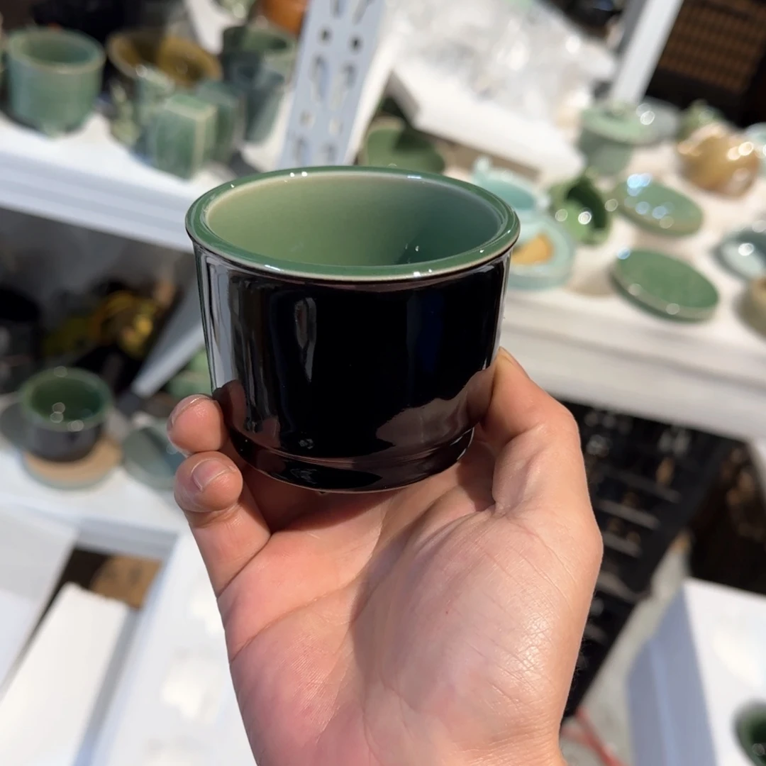 小金茶具青瓷茶器