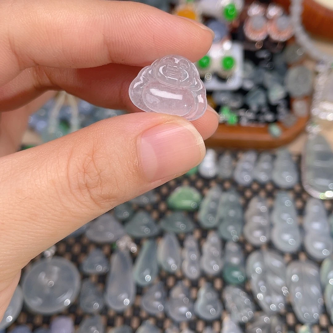 颈饰未镶嵌翡翠天然缅甸A货翡翠