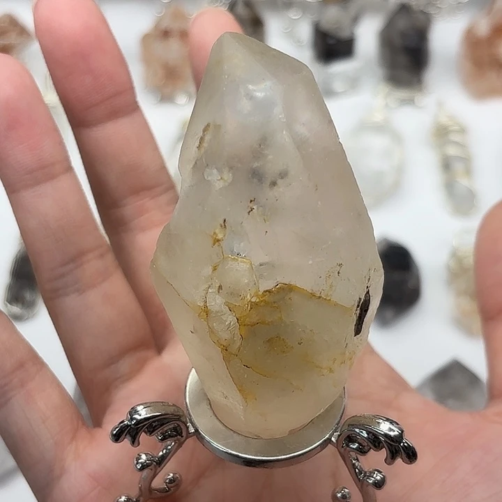 颈饰未镶嵌水晶闪灵钻手握/摆件71mm+