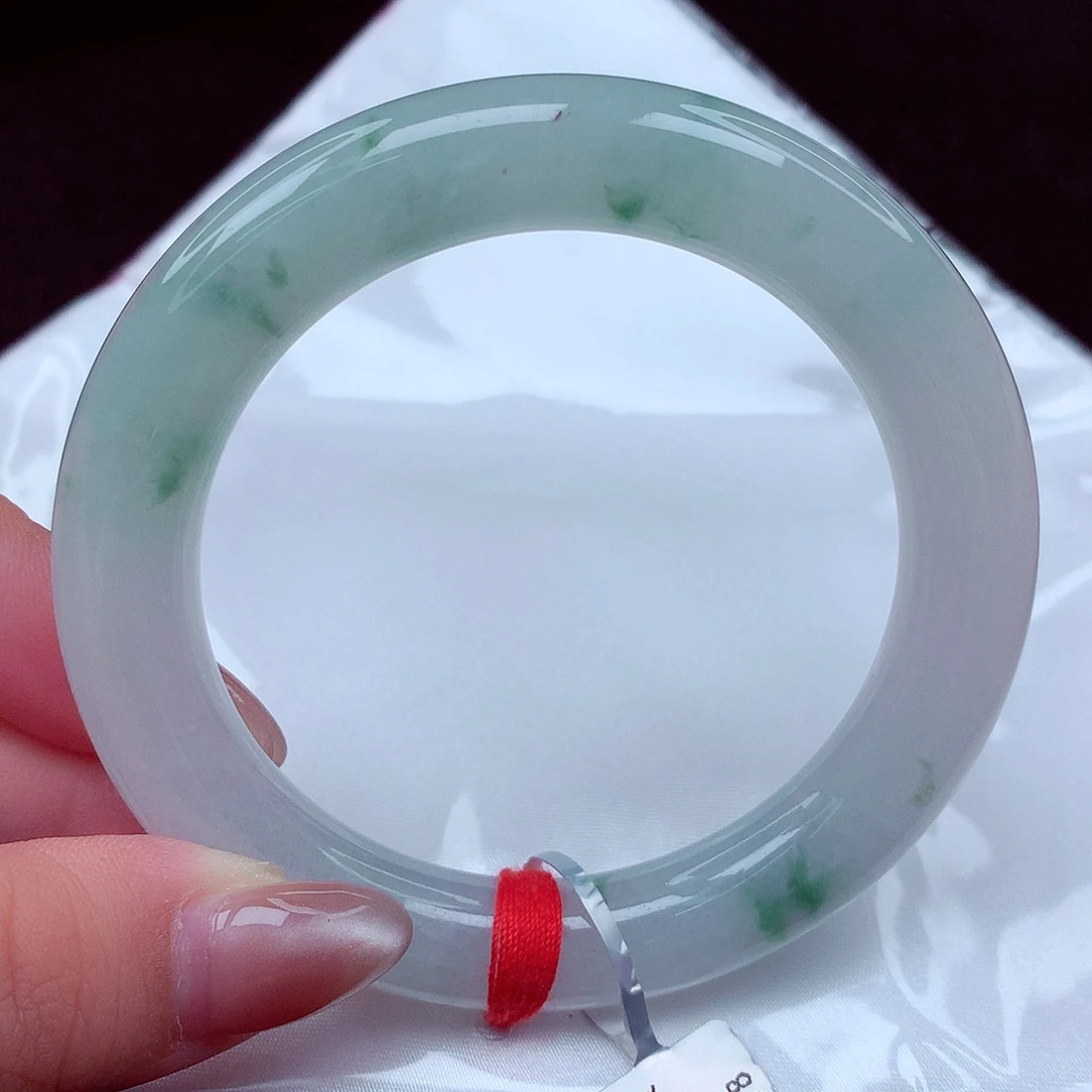 翡翠未镶嵌手镯天然缅甸翡翠A货