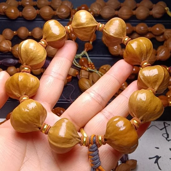 橄榄核手串/手链橄榄核手串铁核四花2.4+*2.3