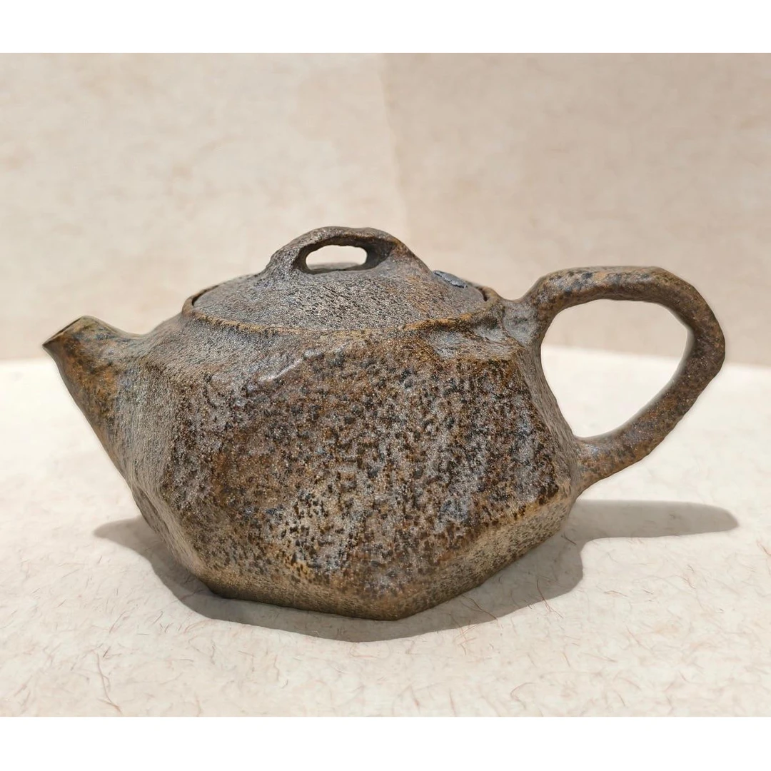 匠心严选张文山手作石材茶壶作品07