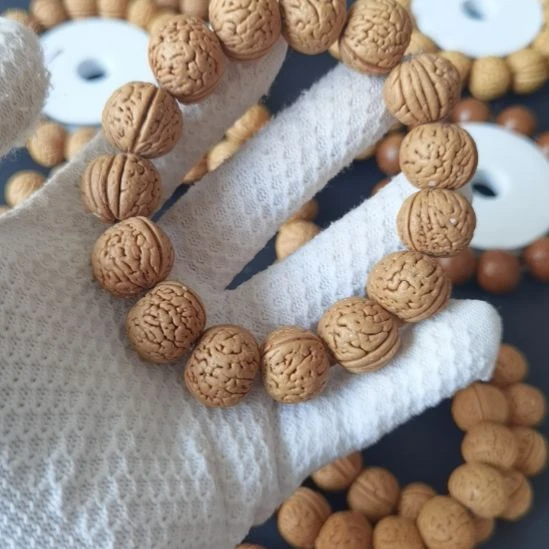 桃核手串，一物一图，原皮原色