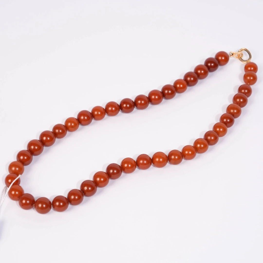 【南宫秀｜文物商店】清代老蜜蜡项链