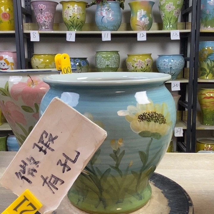 景德镇高温陶瓷花盆