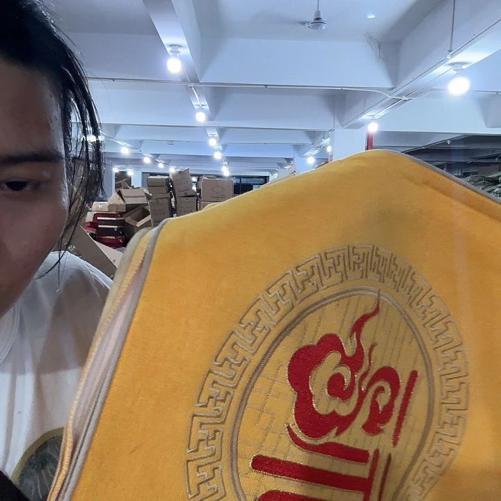 PU金色刺绣加厚45*45发2个