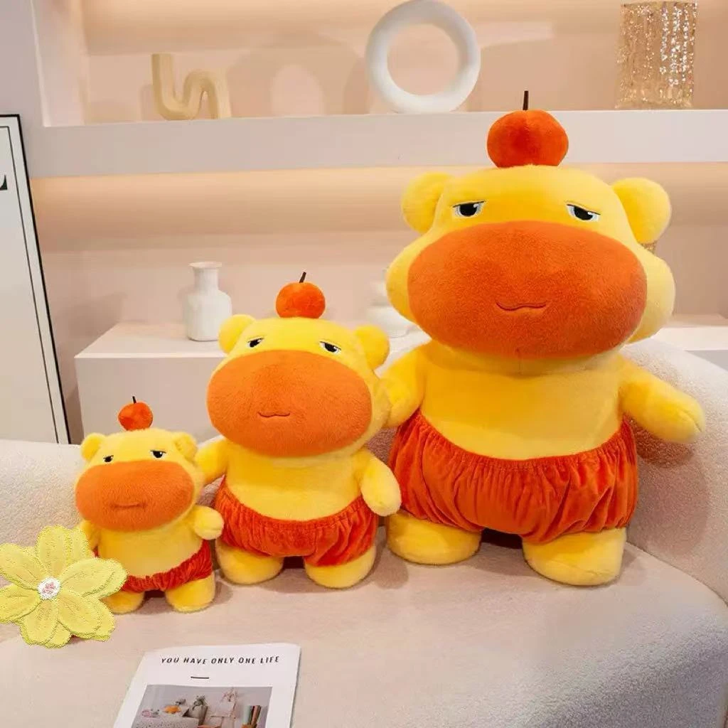 可爱水豚噜噜公仔毛绒玩具挂件玩偶儿童生日礼物卡通礼品卡皮巴拉