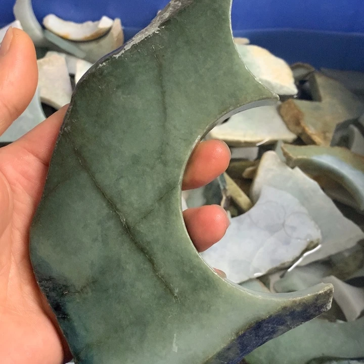 翡翠裸石翡翠料子