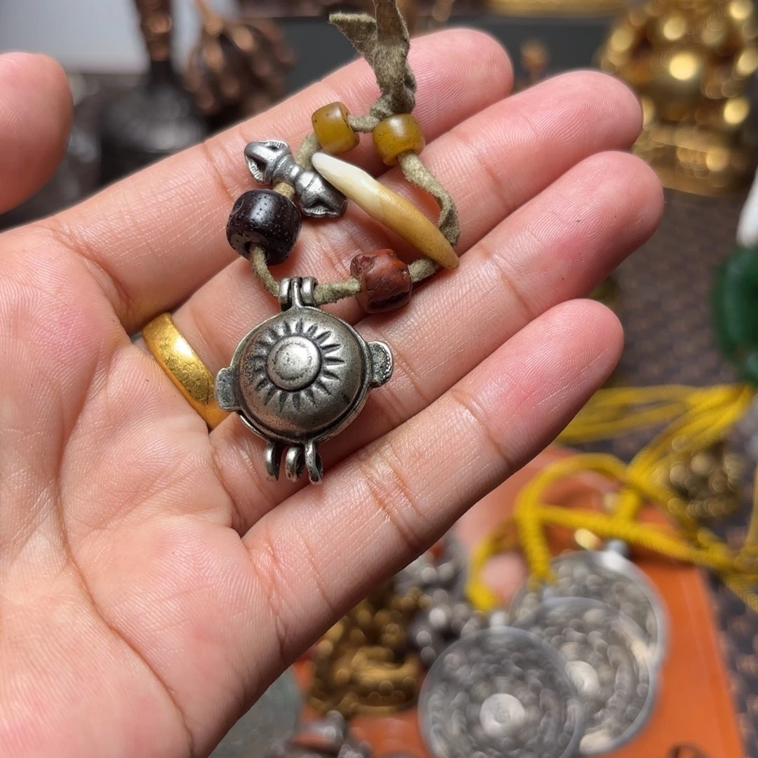 铜星月菩提吊坠项链吊坠